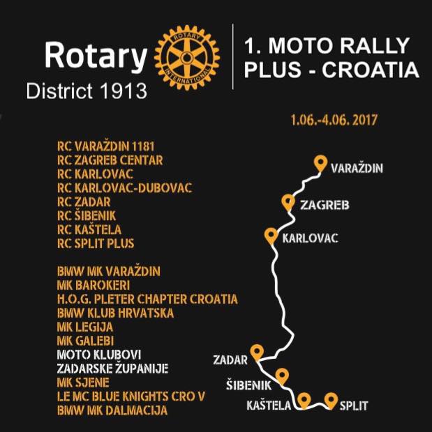 Rotary Moto Rally Plus – ruta