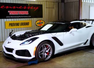 Hennessey Chevrolet Corvette ZR1 ispaljuje okruglo 1000 KS