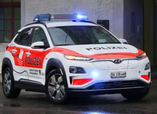 Švicarska policija preuzela 13 elektri?nih Hyundai Kona