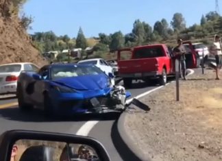 Ovo je prvi razbijeni Chevrolet Corvette C8 u svijetu