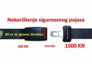 Najava preventivno – represivne akcije “Nadzor korištenja sigurnosnog pojasa, mobitela i dje?jih sjedalica“