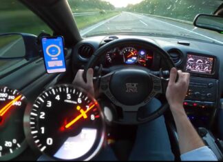 VIDEO: Ovako Nissan GT-R sa 1400 KS juri autocestom