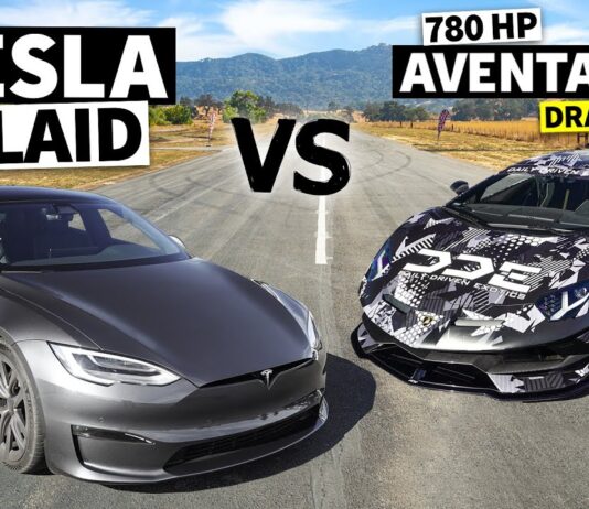 Tko je brži? Tesla Plaid ili Aventador SVJ
