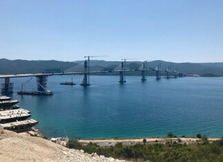 Završena montaža posljednjeg segmenta mosta Ston