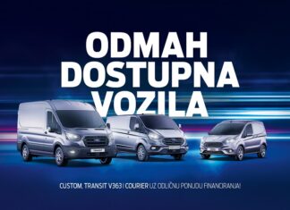 Odmah dostupna Ford gospodarska vozila